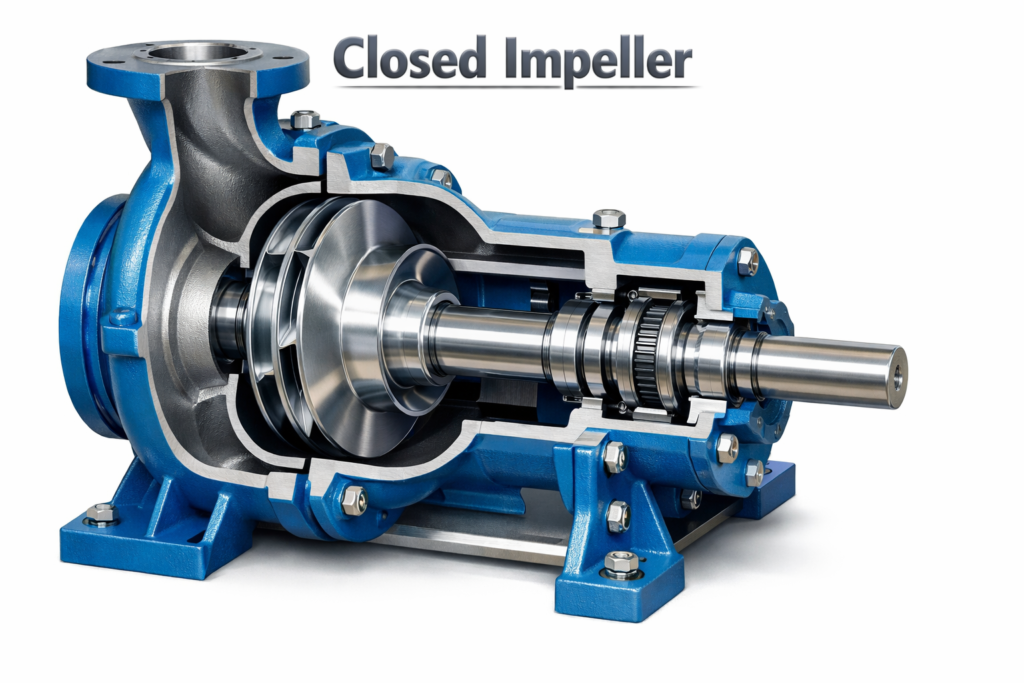 Centrifugal pumps impeller - Closed Impeller