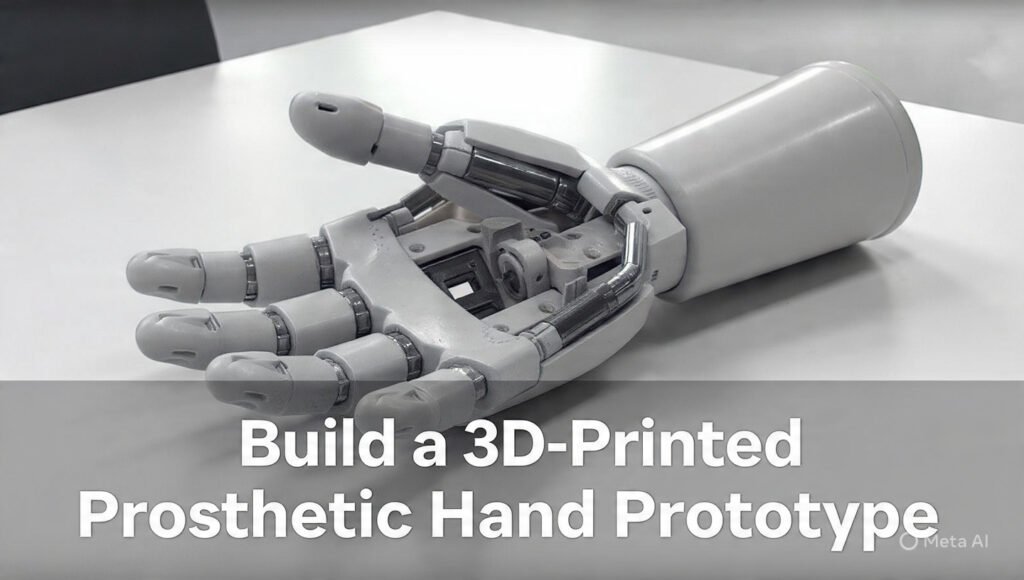 Mechanical engineering projects: Build a 3D-Printed Prosthetic Hand Prototype