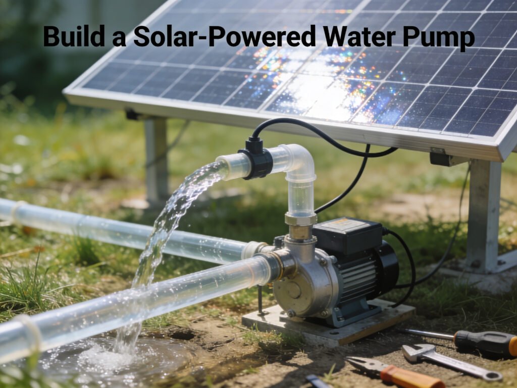 Mechanical engineering projects: Solar-Powered Water Pump