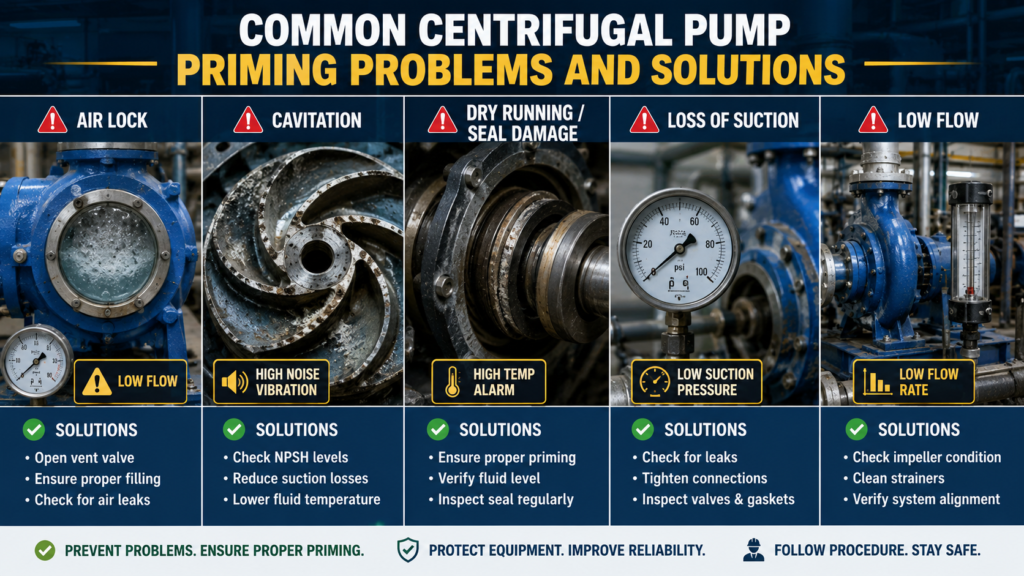 Centrifugal pump - Common Centrifugal Pump Priming Problems and Solutions