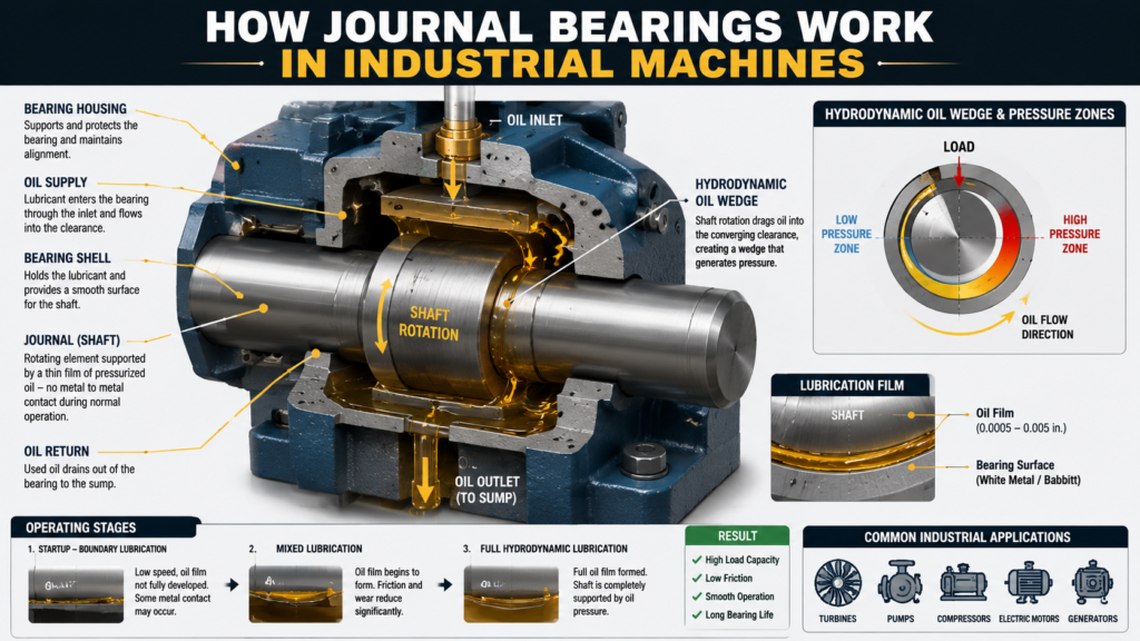 Journal bearings - How Journal Bearings Work in Industrial Machines