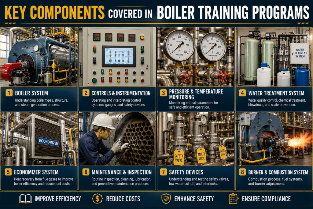 Steam Boiler - Key Components Covered in Boiler Training Programs